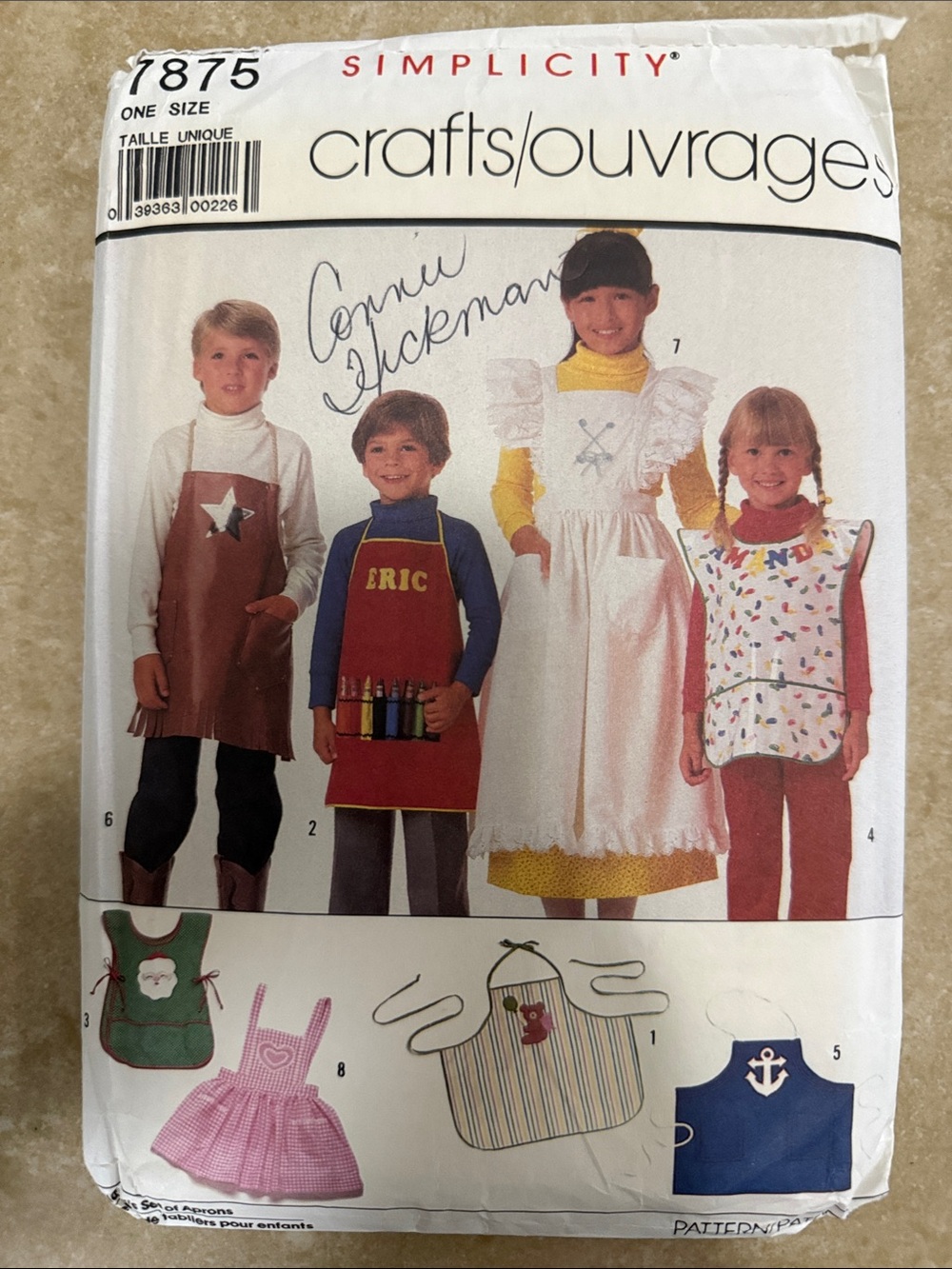 Simplicity Kids Apron Pattern